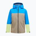 Vyriška striukė nuo lietaus Peak Performance Trail Hipe Shell Jacket brilliant blue/beige/ sunny 5