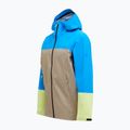Vyriška striukė nuo lietaus Peak Performance Trail Hipe Shell Jacket brilliant blue/beige/ sunny 7