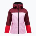 Moteriška striukė nuo lietaus Peak Performance Trail Hipe Shell Jacket obscure/morning dew/red