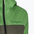 Moteriška striukė nuo lietaus Peak Performance Trail Hipe Shell Jacket peppermint/pine needle/vivid 3