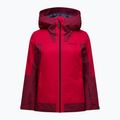 Moteriška slidinėjimo striukė Perak Performance Rider Tech Insulated vertical zenith/tech burgundiška