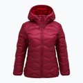 Moteriška pūsta striukė Peak Performance Helium Down Hood vertical zenith/tech burgundy 5