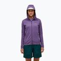 Moteriškas žygio džemperis Peak Performance Light Zip Hood montana grape