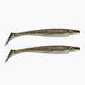 Strike Pro Pig Shad Jr guminis masalas 2 vnt., aukso ir baltos spalvos TEV-SP172C-111