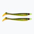 Strike Pro Pig Shad Jr guminis masalas 2 vnt. aukso ir žalios spalvos TEV-SP172C-MN2