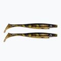 Strike Pro Pig Shad Tournament 2 dalių rudos ir auksinės spalvos guminis masalas TEV-SP172M-115