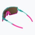 Saulės akiniai Tripoint 008 Lake Prespa X crystal neon turquoise/brown/pink multi 2