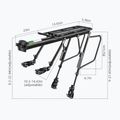Bagažinė dviračiui Rockbros 33210004001 Bike Rear Rack black 2
