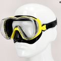 TUSA Tri-Quest Fd kaukė nardymo kaukė juoda ir geltona M-3001 5