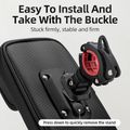Dviračio rankenos krepšys Rockbros 301101770001 WP Bike Phone Bag for 6.7" black 4