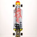 Gatvės banglenčių sporto kreivė Drop Through Freeride longboard 39" pilka 10