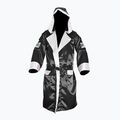 Bokso chalatas Cleto Reyes Satin Boxing Hoodie black/white 2