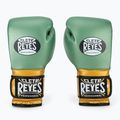 Bokso pirštinės Cleto Reyes Velcro Sparring metalic green/gold wbc 2