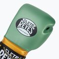 Bokso pirštinės Cleto Reyes Velcro Sparring metalic green/gold wbc 5
