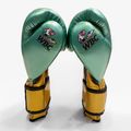 Bokso pirštinės Cleto Reyes Velcro Sparring metalic green/gold wbc 2