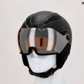 Moteriškas slidinėjimo šalmas UVEX Hlmt 600 visor black 56/6/236/20 9
