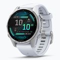 Laikrodis Garmin Fenix 8 43 mm Amoled silver/white stone 3