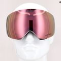 Oakley Flight Deck matinės baltos/prizm rožinio aukso iridžio slidinėjimo akiniai OO7050-C2 7