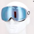 Oakley Flight Deck matiniai balti/prizm snow sapphire iridium slidinėjimo akiniai OO7064-A0 7