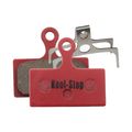 Kool-Stop organinės stabdžių trinkelės raudonos spalvos D635 2