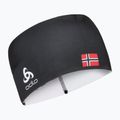 Galvos juosta ODLO Competition Fan Warm black/norwegian flag