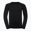 Termoaktyvūs vyriški marškinėliai ilgomis rankovėmis ODLO Performance Warm Bl Top Crew Neck black keystyle 3