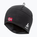 Žieminė kepurė ODLO Polyknit Fan Warm black/norwegian flag 2