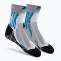 X-Socks Run Speed Two pilkai juodos bėgimo kojinės RS16S19U-G004