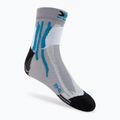 X-Socks Run Speed Two pilkai juodos bėgimo kojinės RS16S19U-G004 2