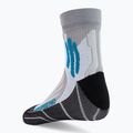 X-Socks Run Speed Two pilkai juodos bėgimo kojinės RS16S19U-G004 3