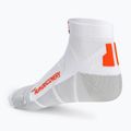 X-Socks Run Discovery baltai pilkos bėgimo kojinės RS18S19U-W008 2