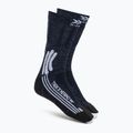 Moteriškos kojinės X-Socks Trek X Merino midnight blue/arctic white