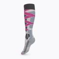 Moteriškos slidinėjimo kojinės X-Socks Ski Control 4.0 pilkai rožinės spalvos XSSSKCW19W 3