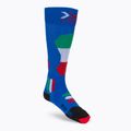 X-Socks Ski Patriot 4.0 Italy blue XSSS45W19U slidinėjimo kojinės 2