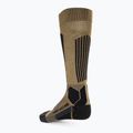 X-Socks Helixx Gold 4.0 slidinėjimo kojinės rudos spalvos XSSSXXW19U 2