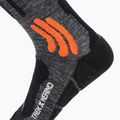 X-Socks Trek X Merino pilkos duo melanžinės/x-oranžinės/juodos trekingo kojinės 3