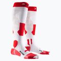 X-Socks Ski Patriot 4.0 Poland baltos ir raudonos spalvos slidinėjimo kojinės XSSS53W20U 4