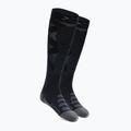 X-Socks Ski Silk Merino 4.0 juodos/tamsiai pilkos melanžinės kojinės