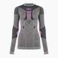 Moteriški termoaktyvūs marškinėliai X-Bionic Merino black/grey/magnolia