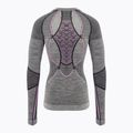 Moteriški termoaktyvūs marškinėliai X-Bionic Merino black/grey/magnolia 2