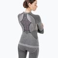 Moteriški termoaktyvūs marškinėliai X-Bionic Merino black/grey/magnolia 5