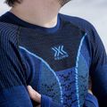 Vyriški termoaktyvūs marškinėliai X-Bionic Merino dark ocean/sky blue 6