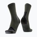 Vyriškos kojinės X-Socks Hike Expert Silver Crew green/black