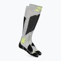 Slidinėjimo kojinės X-Socks Ski Discover Otc rhino grey/canary