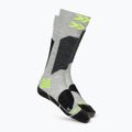 Vaikiškos slidinėjimo kojinės X-Socks Ski Discover Otc rhino grey/canary