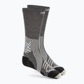 Kojinės X-Socks Run Expert Silk Merino Crew seal grey/light sand