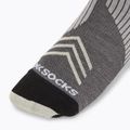 Kojinės X-Socks Run Expert Silk Merino Crew seal grey/light sand 3