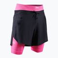 Vyriški bėgimo šortai X-Bionic Efektor 2in1 x black/neo pink 4