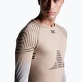 Vyriški termoaktyvūs marškinėliai X-Bionic Invent Fx Shirt sand/light grey/grey 5