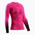 Moteriškas termo džemperis X-Bionic Invent Graphics LS fluo pink/x white 11